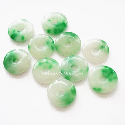 7x Jade Münzen grün Ã˜20mm Schmuck DIY Zubehör